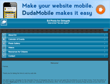 Tablet Screenshot of edpriola.com